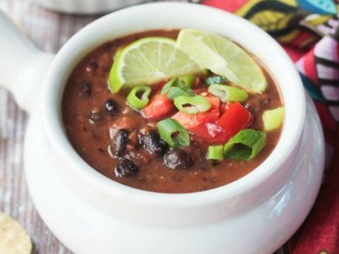Image for Easy Black Bean Soup (30 Minute Meal!)