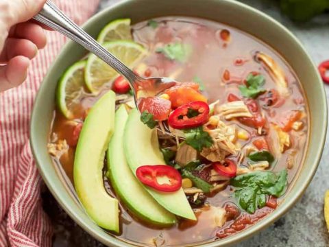 Image for Instant Pot Chicken Tortilla Soup {gluten free}