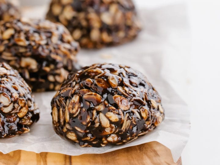 Image for No-bake Chocolate Oatmeal Cookies (gluten-free, vegan)