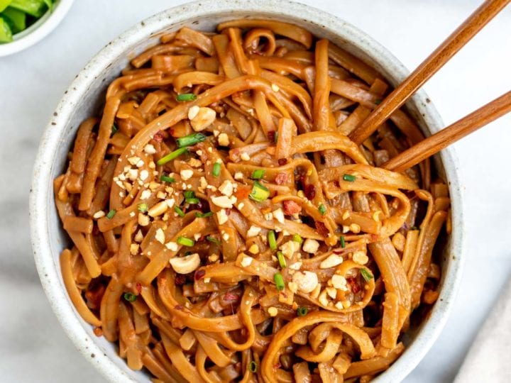 Image for 15 Minute Spicy Peanut Butter Noodles