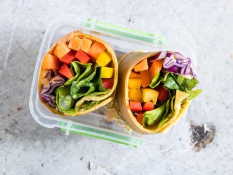 Image for Rainbow Vegetable Tortilla Wrap