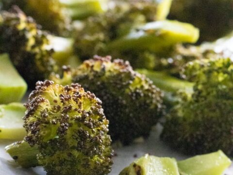 Image for Garlic Roasted Broccoli [Vegan, Keto, Paleo]