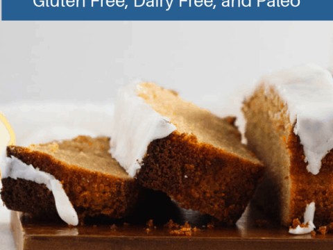 Image for Easy Gluten Free and Paleo lemon Pound Cake