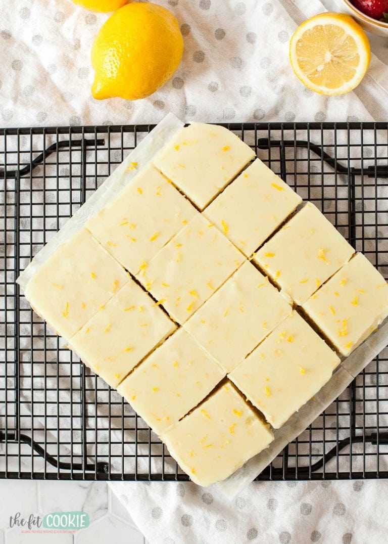 Gluten Free Lemon Bars (Dairy Free) • The Fit Cookie