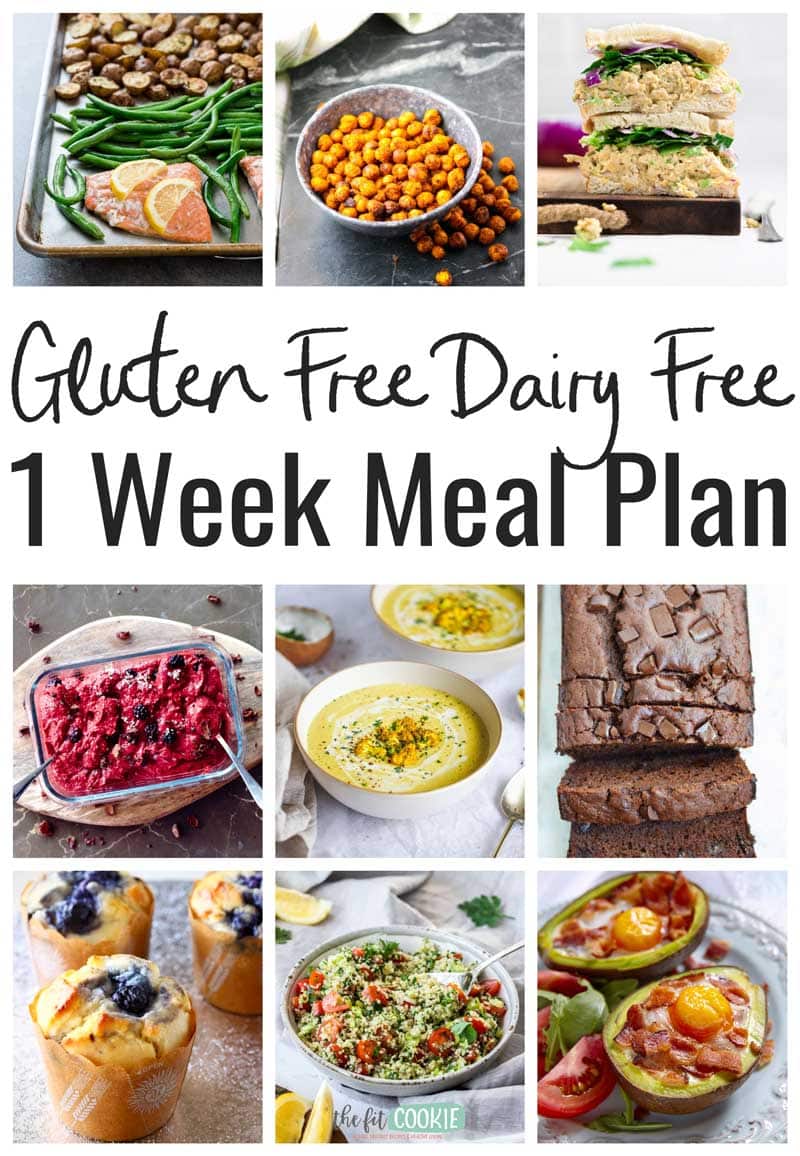 Gluten Free Dairy Free Menu Plan