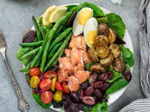 Image for Salmon Nicoise Salad