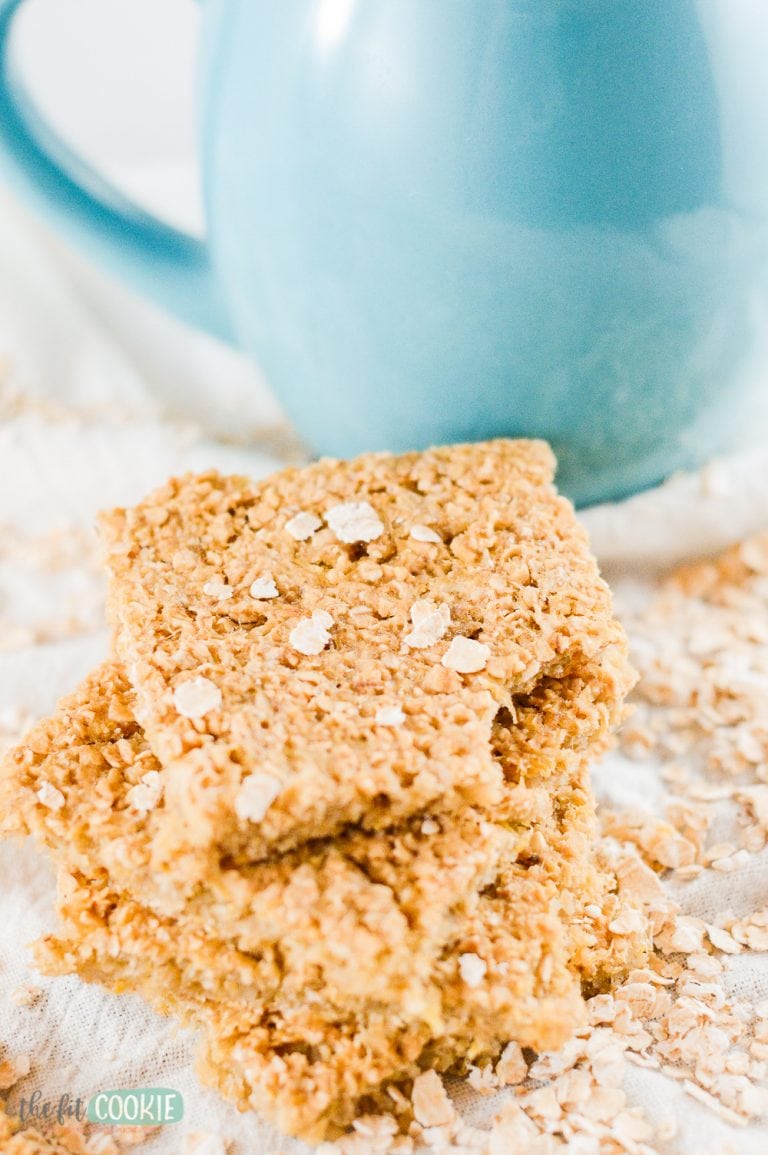Gluten Free Pineapple Oatmeal Bars (Vegan) • The Fit Cookie