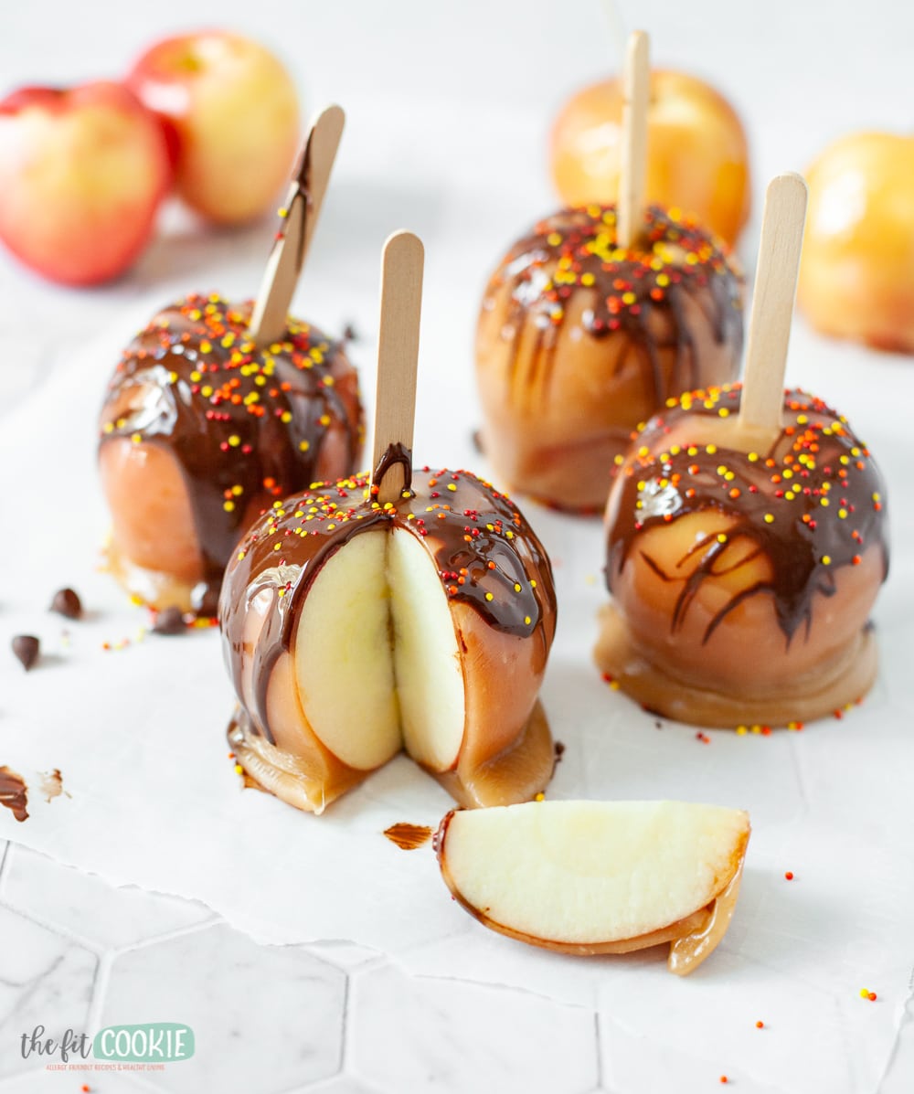 Dairy Free Caramel Apples (Gluten Free)