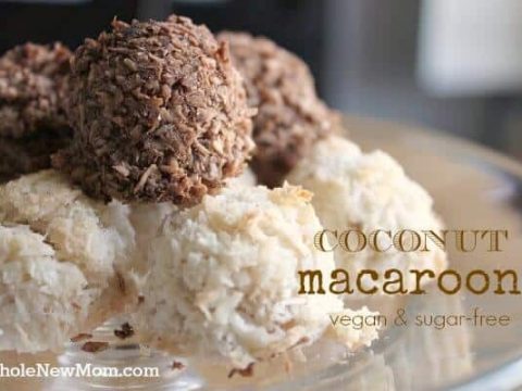Image for Vegan Coconut Macaroons -- low carb option & 2 yummy flavors