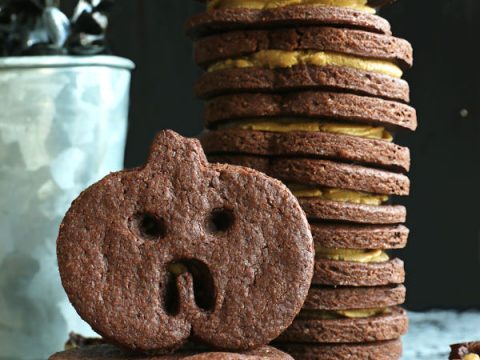 Image for Chocolate Sandwich Cookies {with creamy SunButter Filling} · Allergylicious