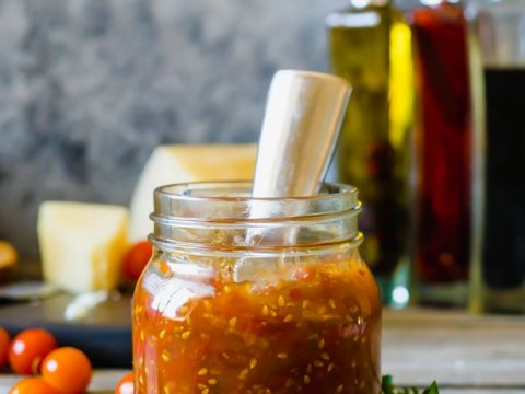 Image for Sweet & Savoury Small Batch Cherry Tomato Jam