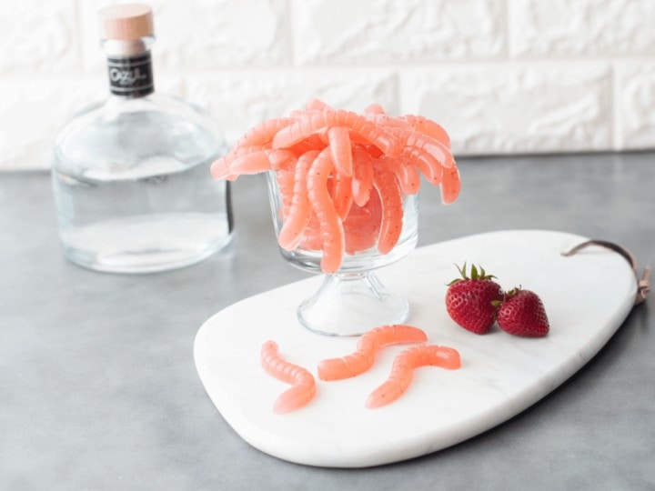 Image for Low Carb Strawberry Margarita Gummy Worms