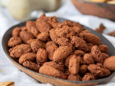 Image for Spiced Cocoa Roasted Almonds Recipe