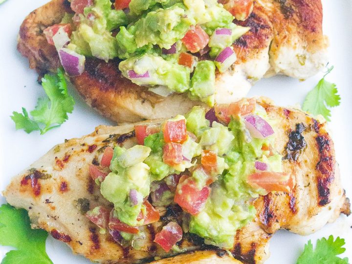 Image for Cilantro Lime Chicken with Avocado Salsa
