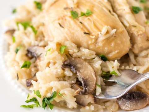 Image for Instant Pot Chicken Thighs & Rice (GF, DF)