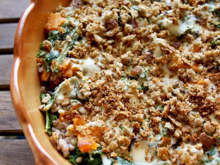 Image for Sweet Potato Casserole with Black Beans, Kale and Buckwheat
