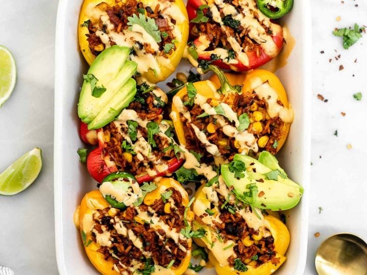 Image for Mexican Inspired Vegan Stuffed Peppers