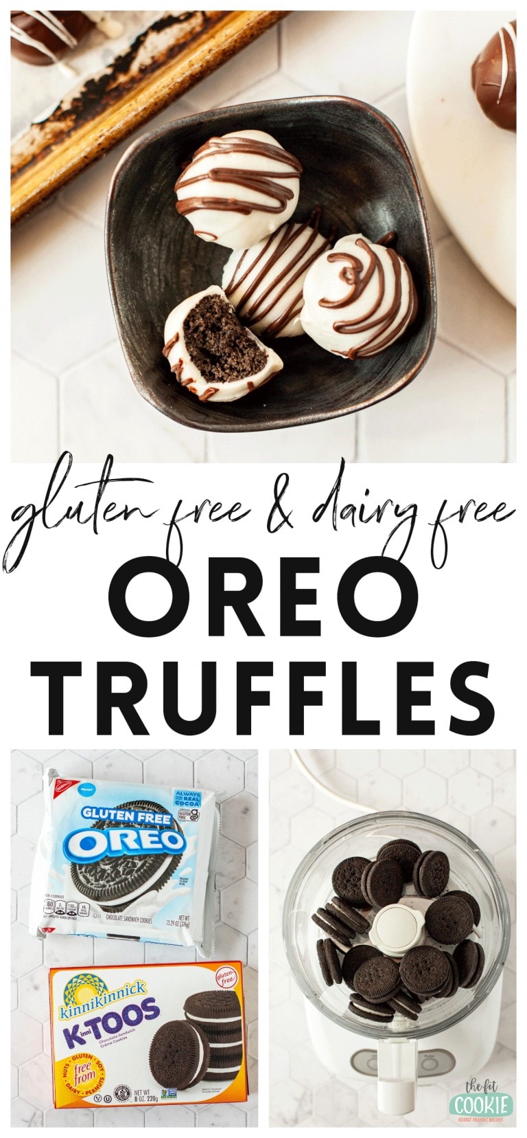 Gluten Free Oreo Truffles (Dairy Free) • The Fit Cookie