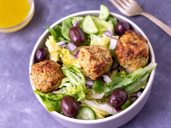 Image for Air Fryer Greek Chicken Meatballs