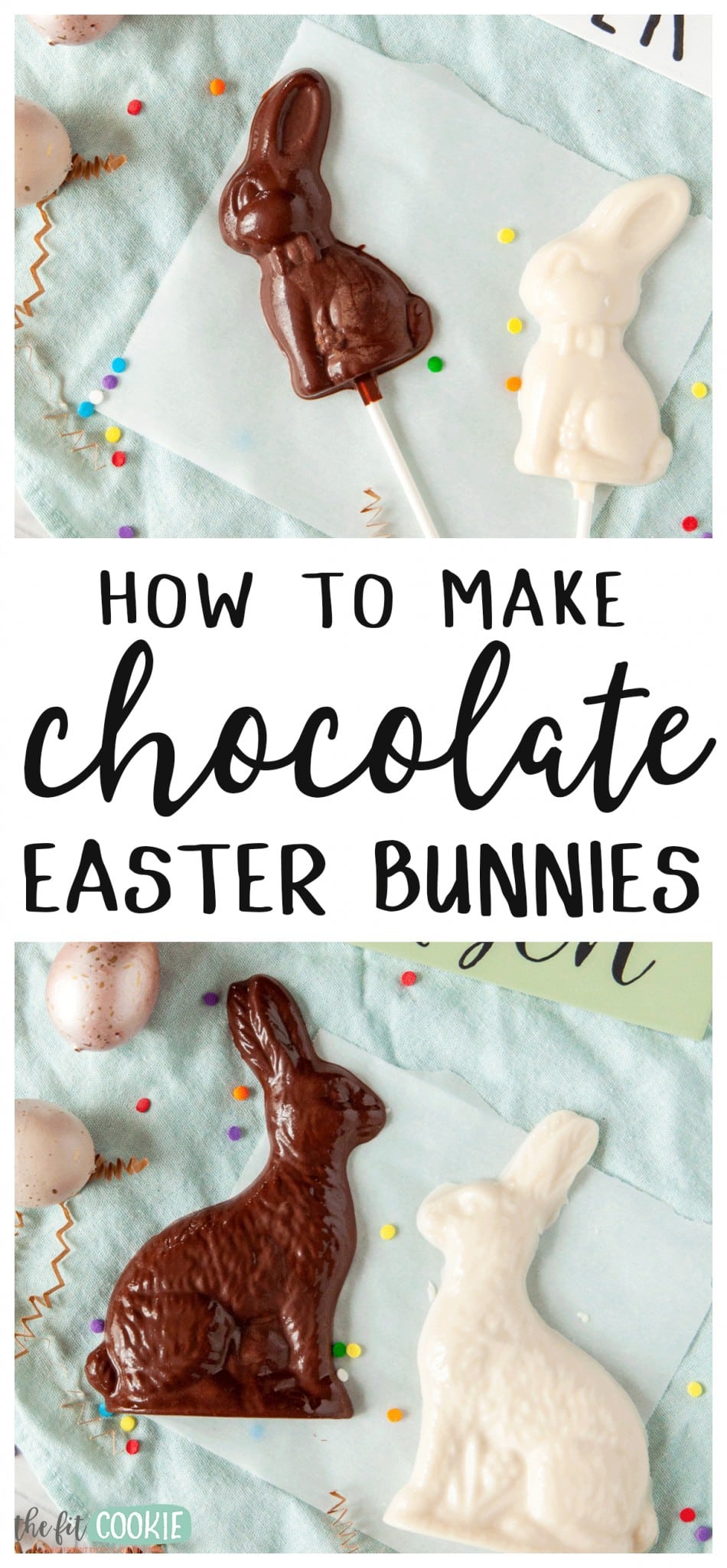 Homemade Dairy Free Chocolate Easter Bunny • The Fit Cookie