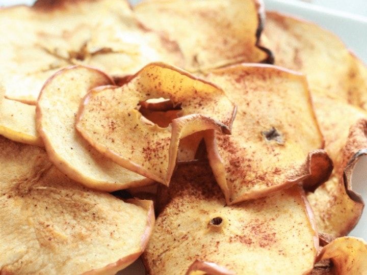 Image for Cinnamon Apple Chips (Air Fryer & Video)