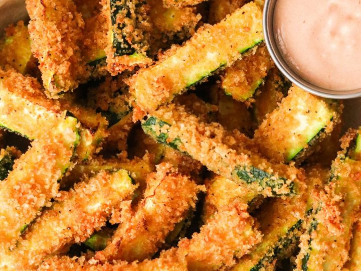 Image for Keto Zucchini Fries in the Air Fryer (Paleo, Whole30)