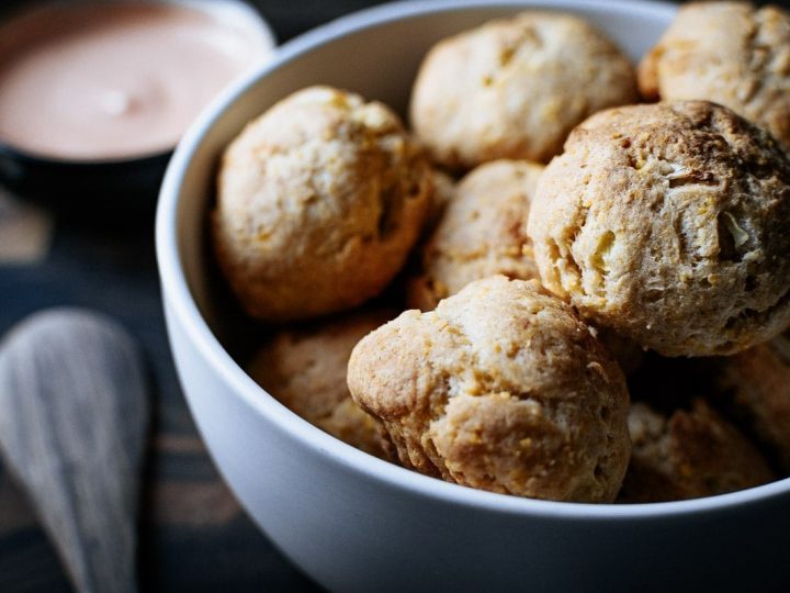 Image for Air Fryer Hush Puppies (Gluten-Free, Vegan)