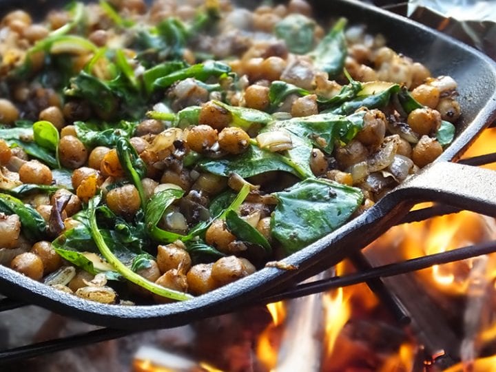 Image for Vegan Camping Recipes: Middle-Eastern Spiced Chickpeas