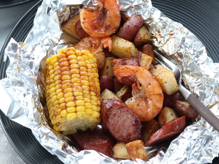 Image for Cajun Shrimp Boil Foil Packets Recipe