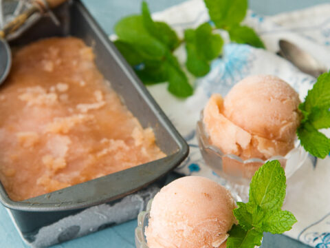 Image for Easy Blueberry Peach Sorbet