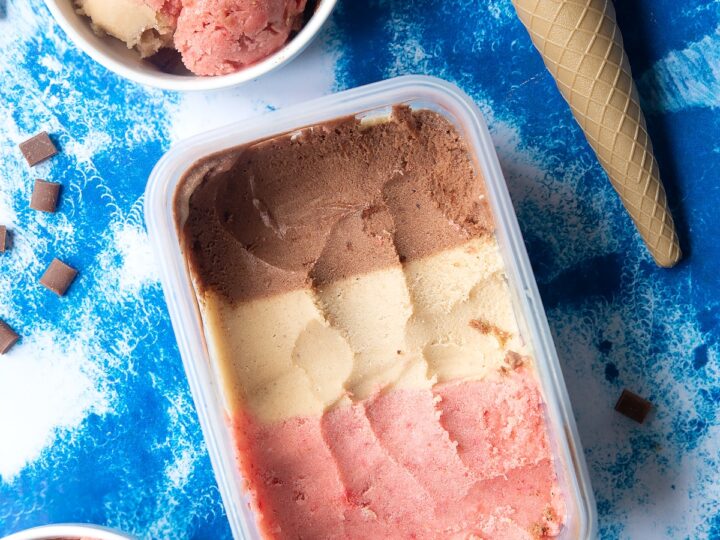 Image for Dairy-free Neapolitan ice cream