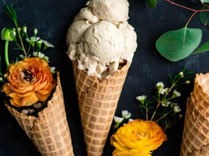 Image for Vegan & Paleo Vanilla Ice Cream Recipe dairy-free