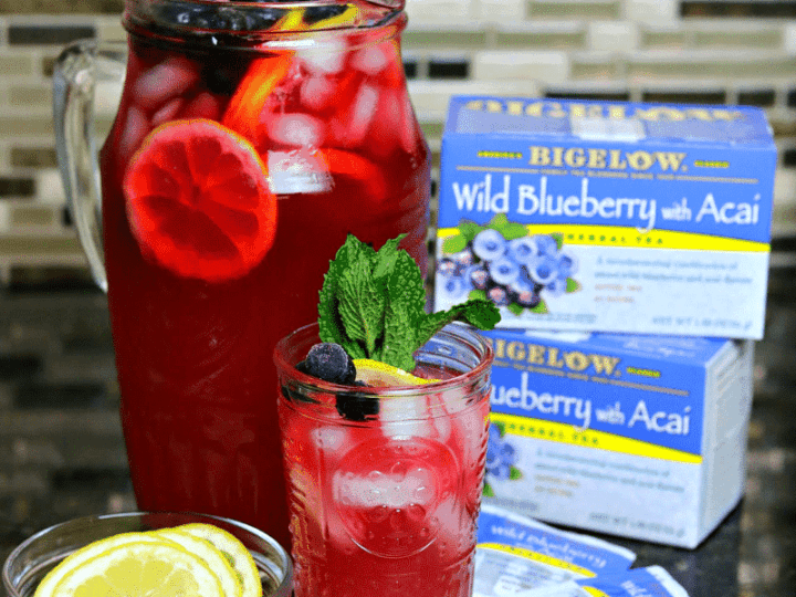 Image for Keto Blueberry Iced Tea Lemonade