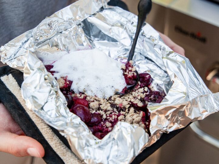 Image for Gluten Free Grilled Cherry Crisp (Dairy Free)