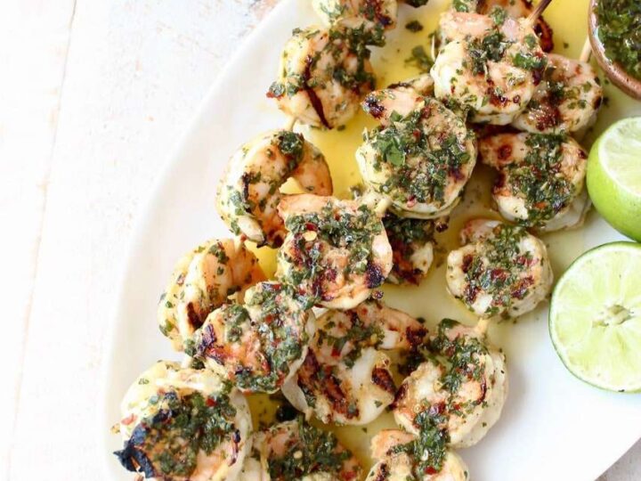 Image for Shrimp Skewers with Chimichurri Sauce