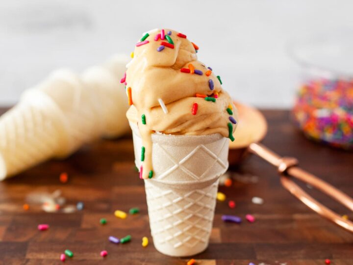 Image for Dairy Free Roasted Peach Ice Cream (Gluten Free)