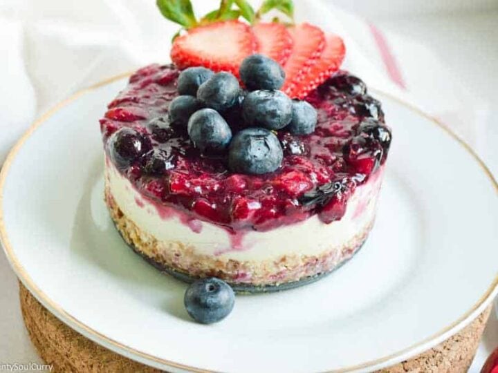 Image for 4th of July VEGAN Cheesecake Recipe