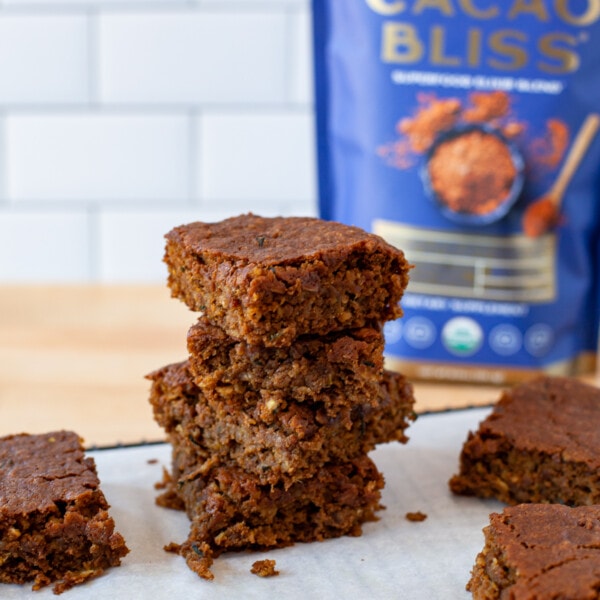 Gluten Free Chocolate Zucchini Bars (Dairy Free) • The Fit Cookie