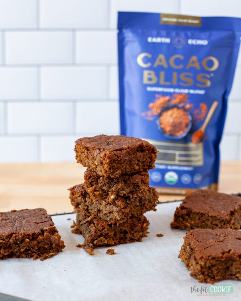 Gluten Free Chocolate Zucchini Bars (Dairy Free) • The Fit Cookie