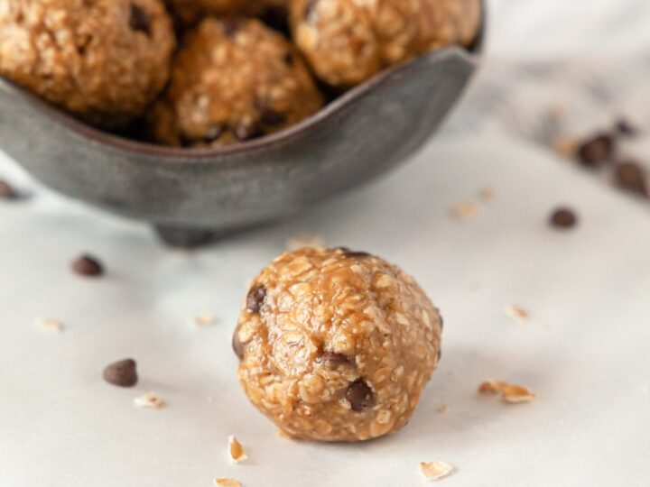 Image for No Bake Chocolate Chip Energy Bites (Gluten Free)