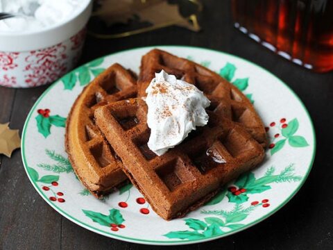 Image for Vegan Gluten Free Gingerbread Waffles