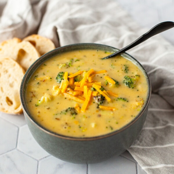 Dairy Free Broccoli Cheese Soup (Gluten Free) • The Fit Cookie