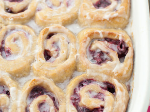 Image for Gluten Free Vegan Raspberry Sweet Rolls