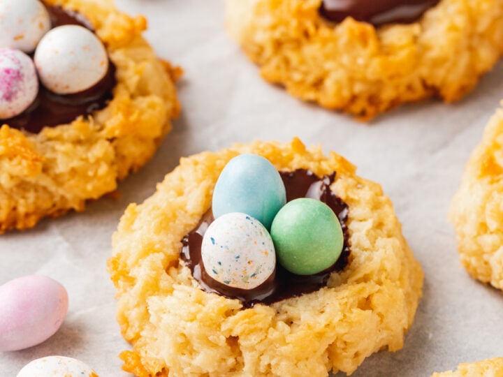 Image for Birds Nest Cookies (paleo, vegan options)