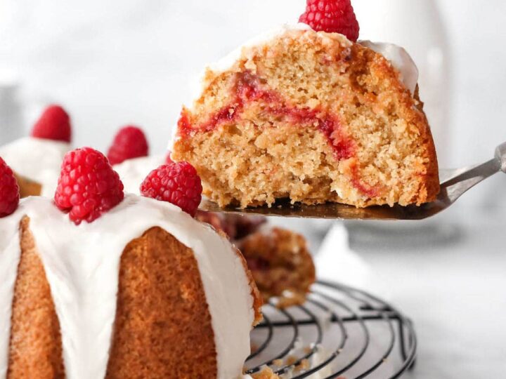 Image for Raspberry White Chocolate Bundt Cake