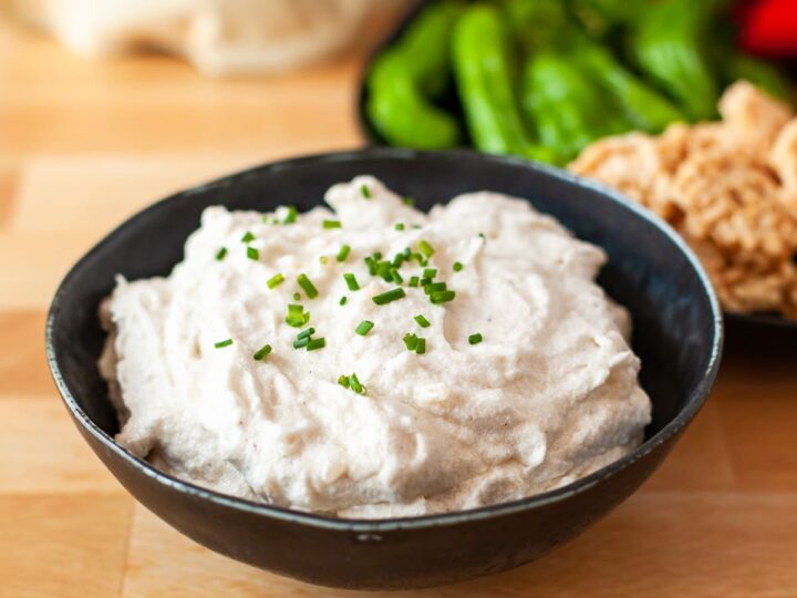 Image for Easy Dairy Free French Onion Dip (Gluten Free)