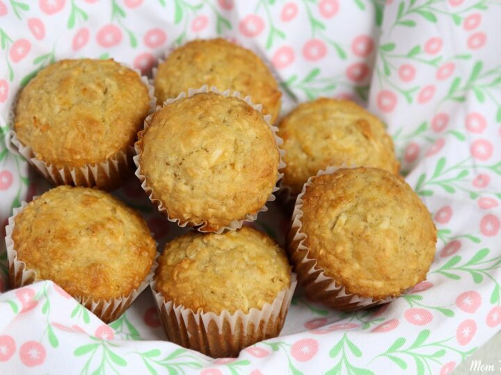 Image for Pina Colada Oatmeal Muffins Recipe
