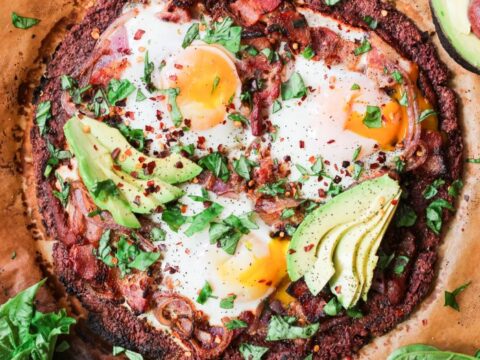 Image for Sweet Potato Crust Paleo Breakfast Pizza