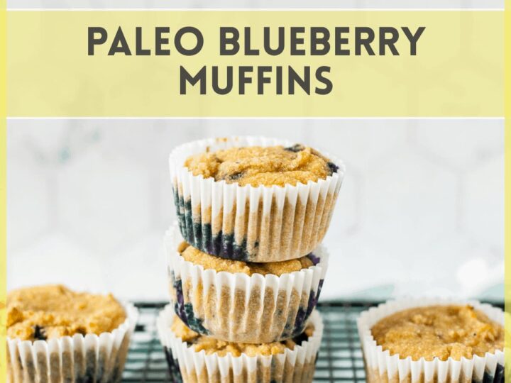 Image for Best Paleo Blueberry Muffins (Easy No Almond Flour Recipe!)