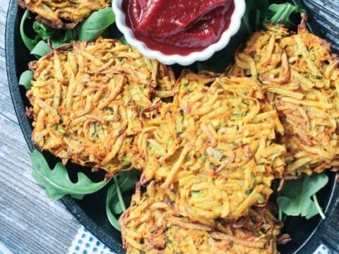 Image for Veggie Potato Fritters (Baked, Not Fried!) ~ Veggie Inspired